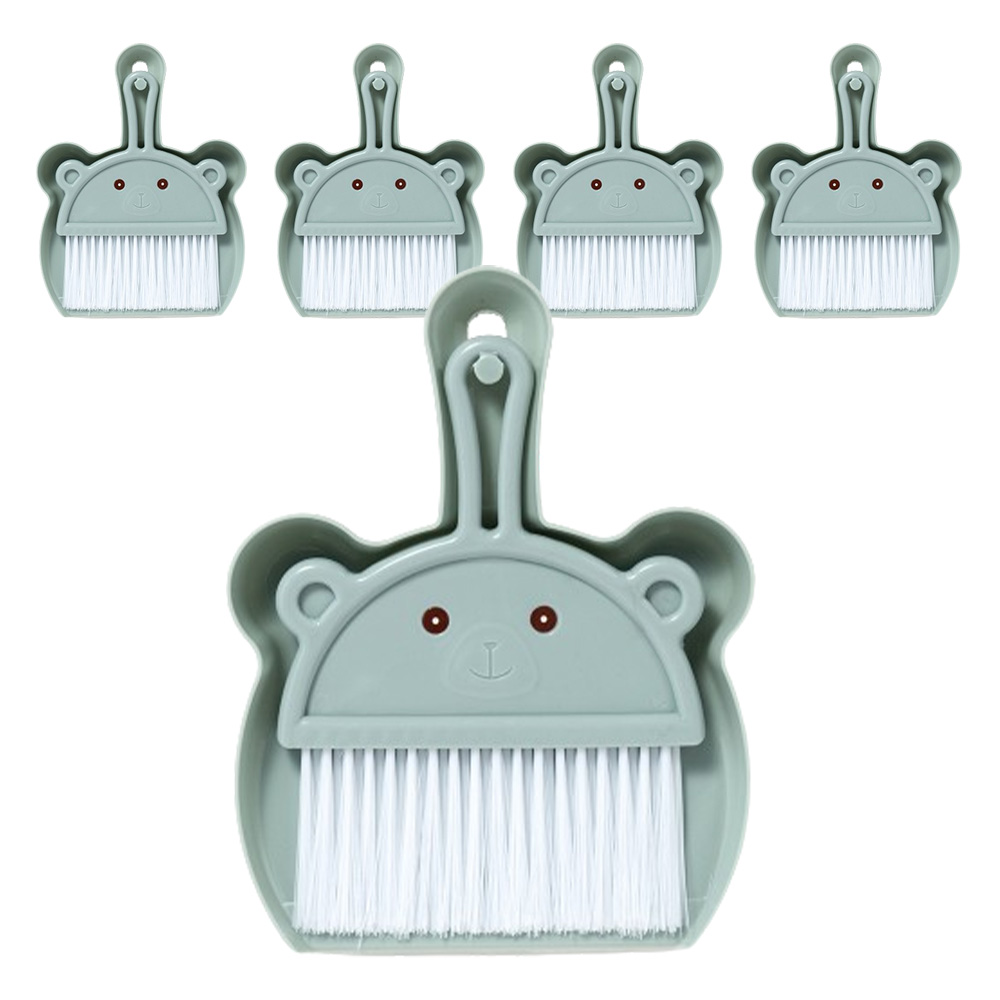 민화샵 미니 빗자루 세트 곰돌이 I230015C, 그린, 5세트 9,000원