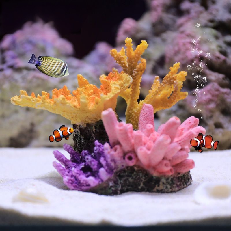 리문 어항꾸미기 장식 산호 말미잘 물고기은신처 놀이터, 1개, 산호모듬 S 22,900원