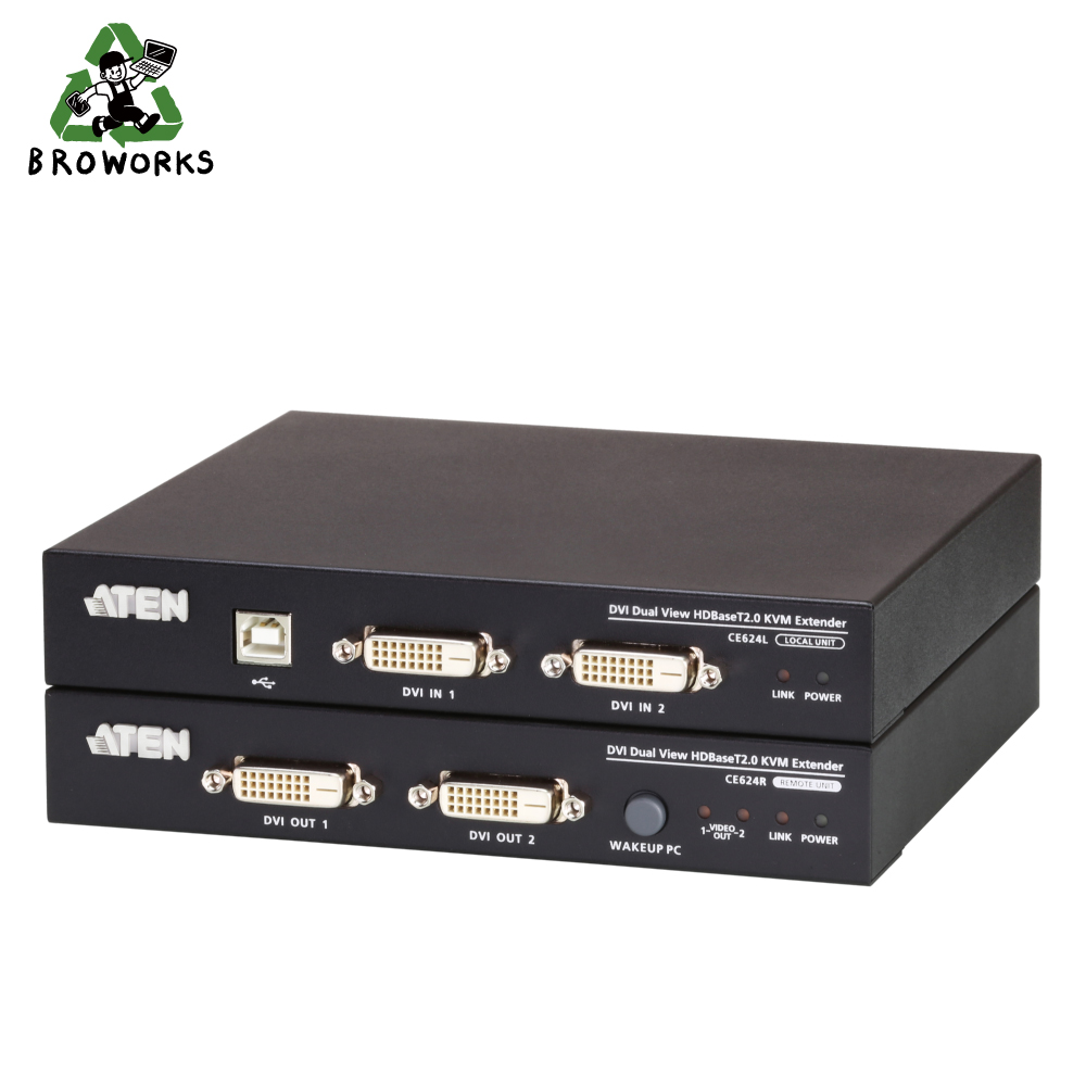 ATEN 에이텐 CE624 KVM Extender DVI듀얼뷰 HDBaseT 2.0 최대150M 2,150,000원