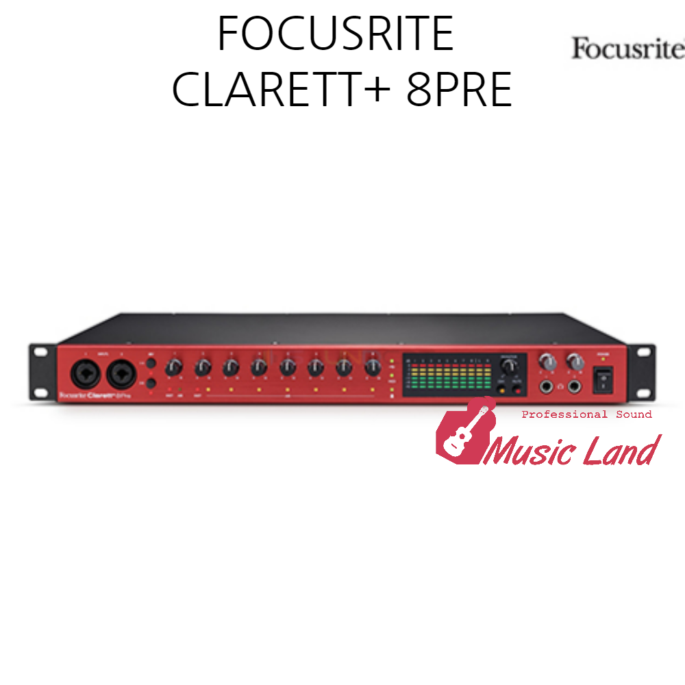 뮤직랜드 CLARETT+ 8PRE USB 오디오 인터페이스 1,430,000원
