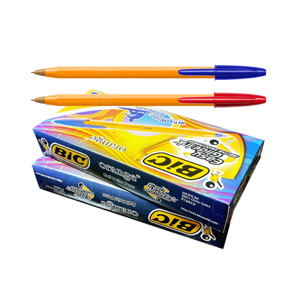 BIC 오렌지 오리지널 볼펜 0.7mm 1박스 (12자루), 빨강 5,000원