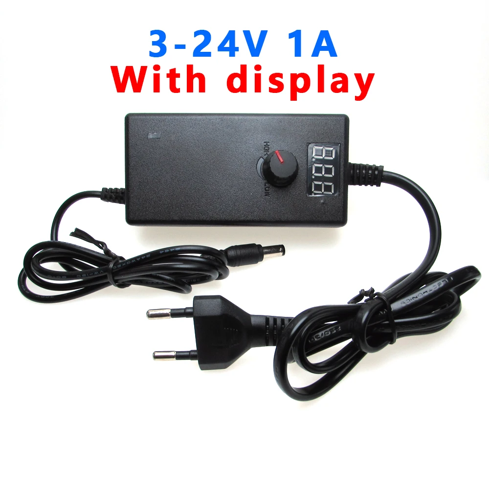 AC DC 조정  전원 공급 장치 3V 5V 6V 9V 12V 18V 24V 1A 2A 5A AC/DC 스위칭 어댑터 220V ~ V 13,700원
