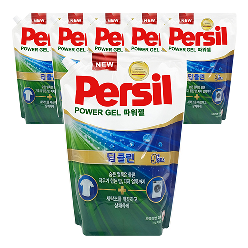 퍼실 딥클린 파워젤 겸용 리필 2.1Lx6개 세탁기 액상 액체 세탁세제, 2.1L, 6개 45,480원