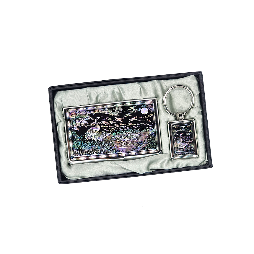 경일문화가게 나전 자개 명함 열쇠고리 1세트 18,000원