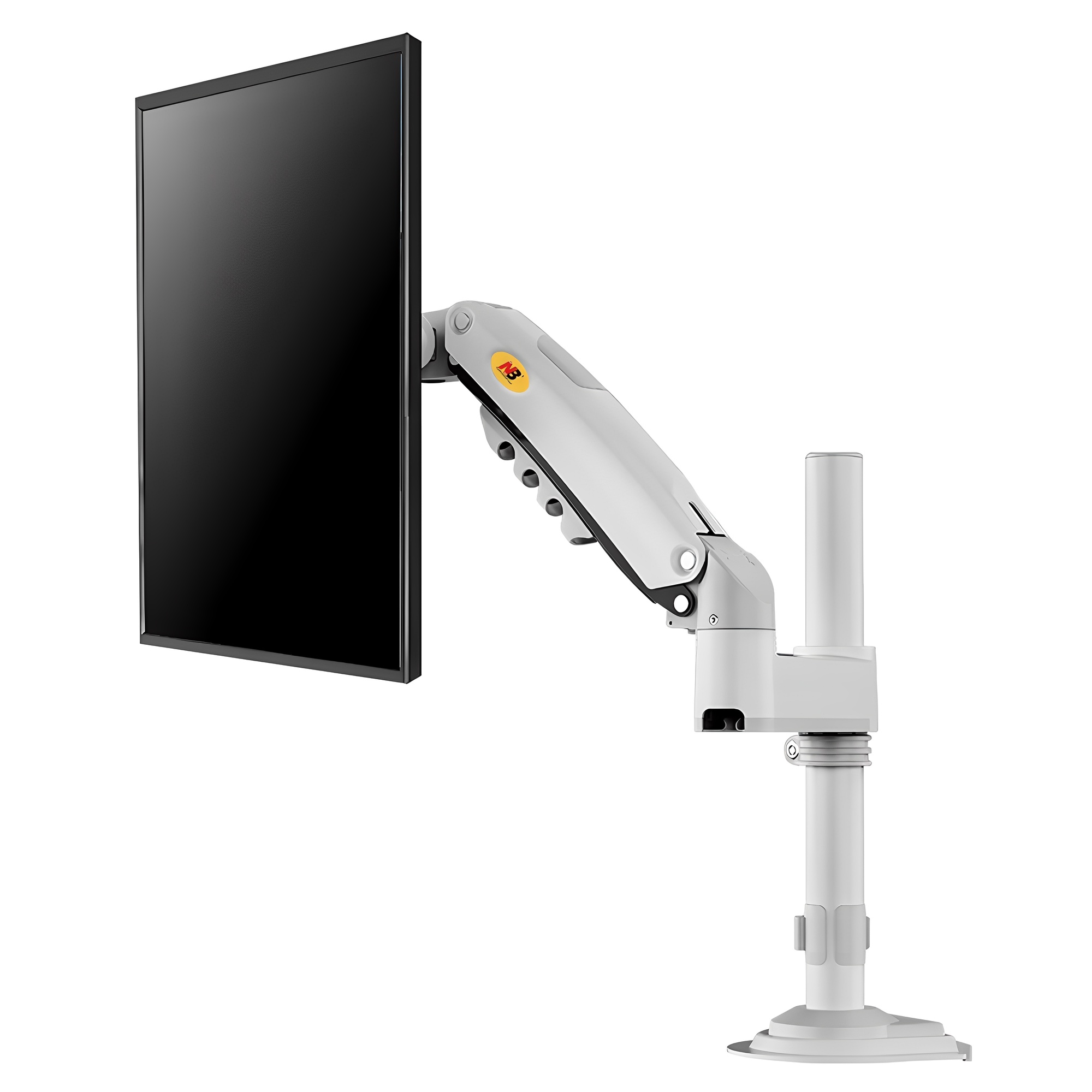 노스바유 NB H100 싱글 모니터암, 화이트, 1개 29,000원