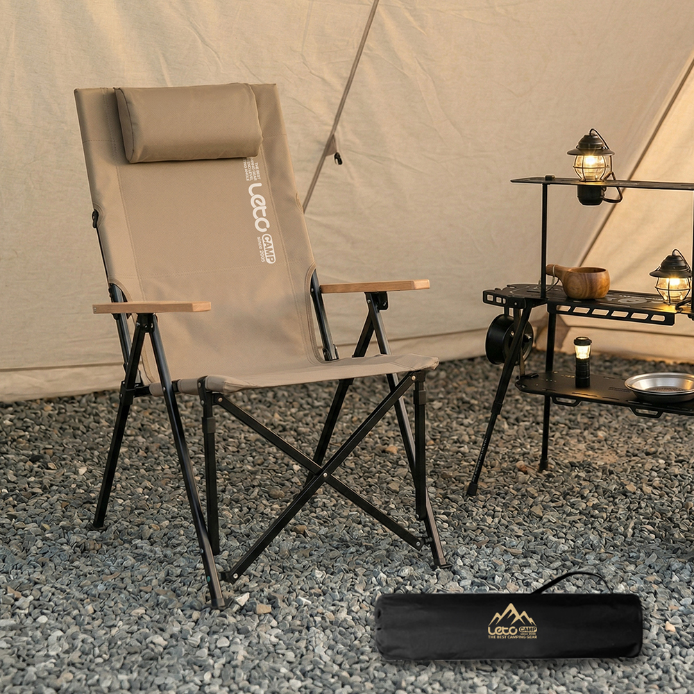 레토 각도조절 릴렉스 접이식 롱 캠핑의자, 브라운, 1개 56,300원