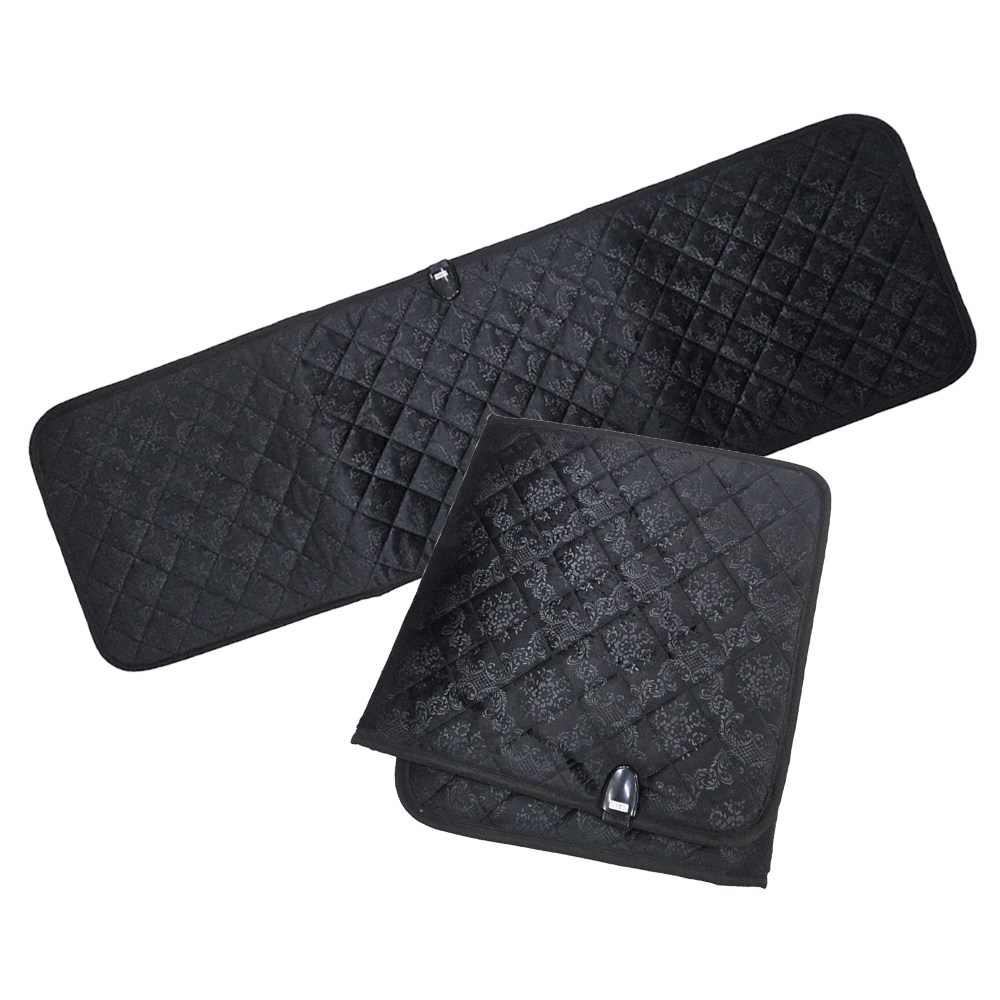 [KC인증 국내제작] 프리미엄 극세사 블랙에디션 차량용 온열매트 12V/24V (자동차/화물차) 6단 온도조절 타이머 고급형 62,000원