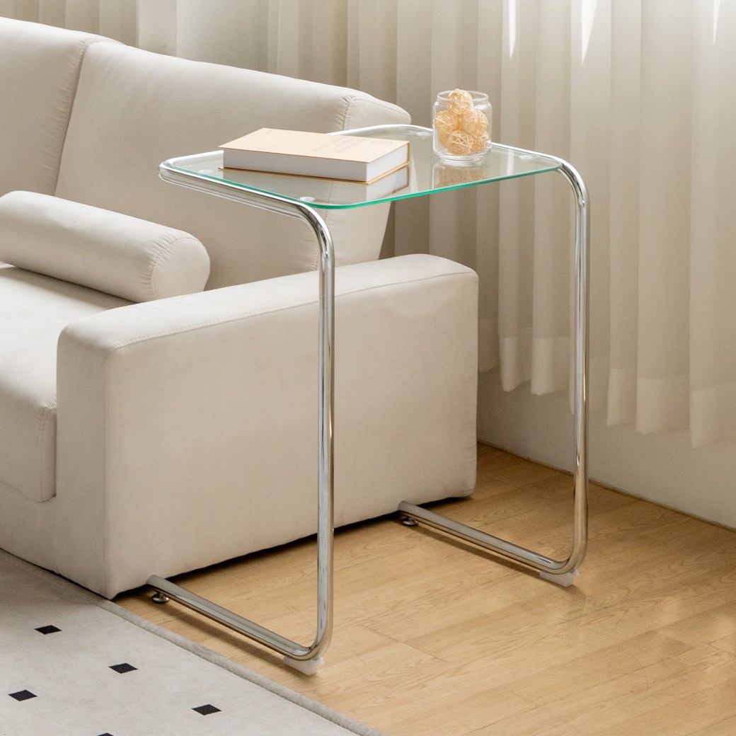 체리브 리안 미드센추리 유리 디자인 카페 인테리어 소파 사이드 테이블 70,500원