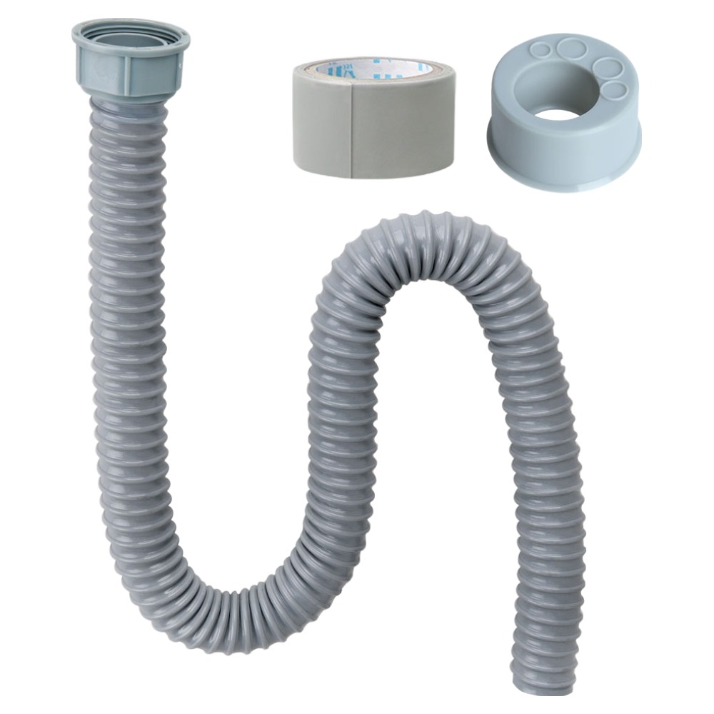 와이넷 국산 싱크대 호스 100cm + 악취방지캡 + 보수 테이프 세트 14,150원