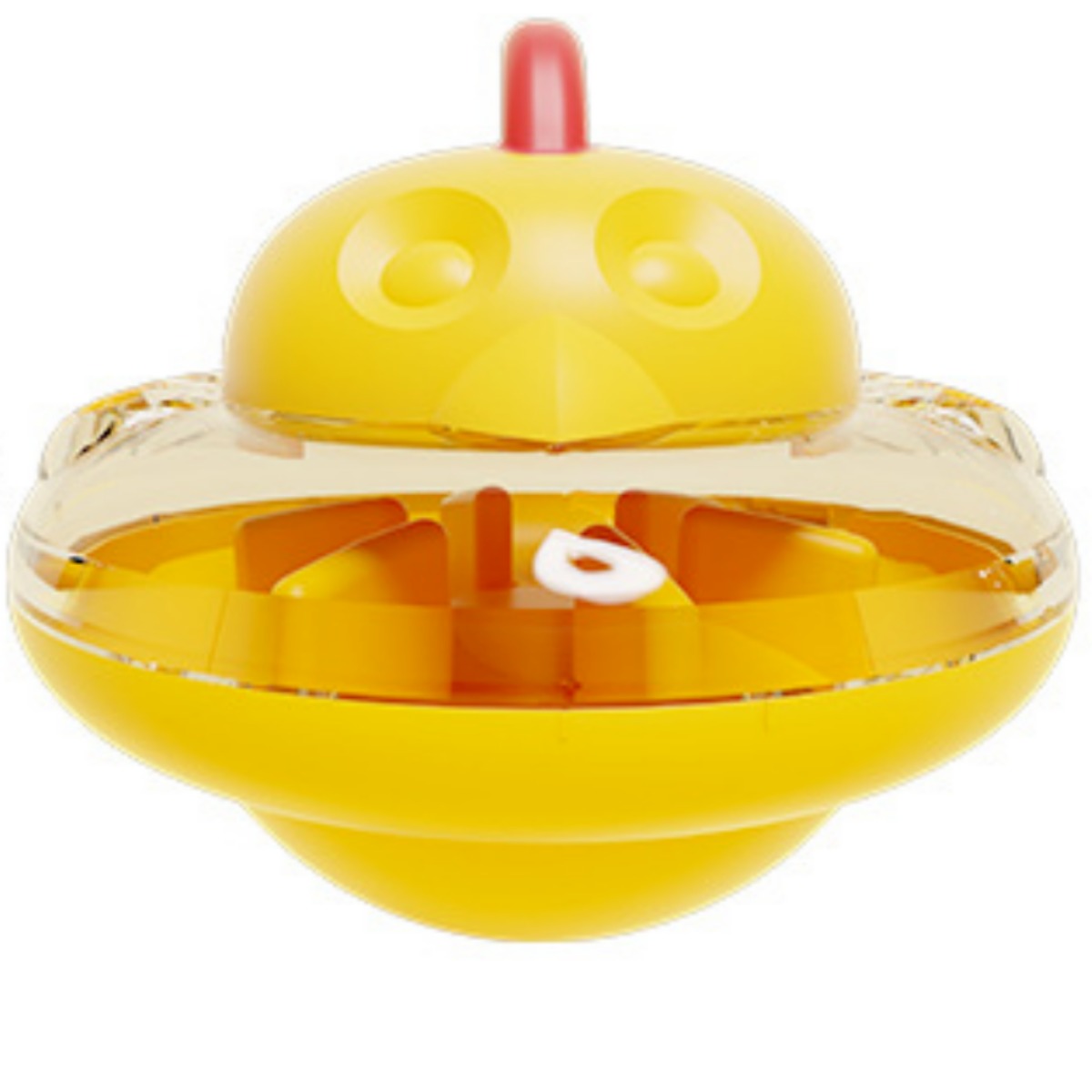 니벤트 간식 오뚝이 노즈워크 장난감, 1개, 옐로우, 현재가 14,000원