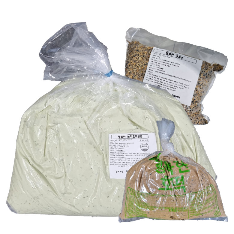 행복한 녹차호떡반죽(7kg)+호떡소(1.2kg)+견과소(2.5kg) 세트, 1개 55,000원