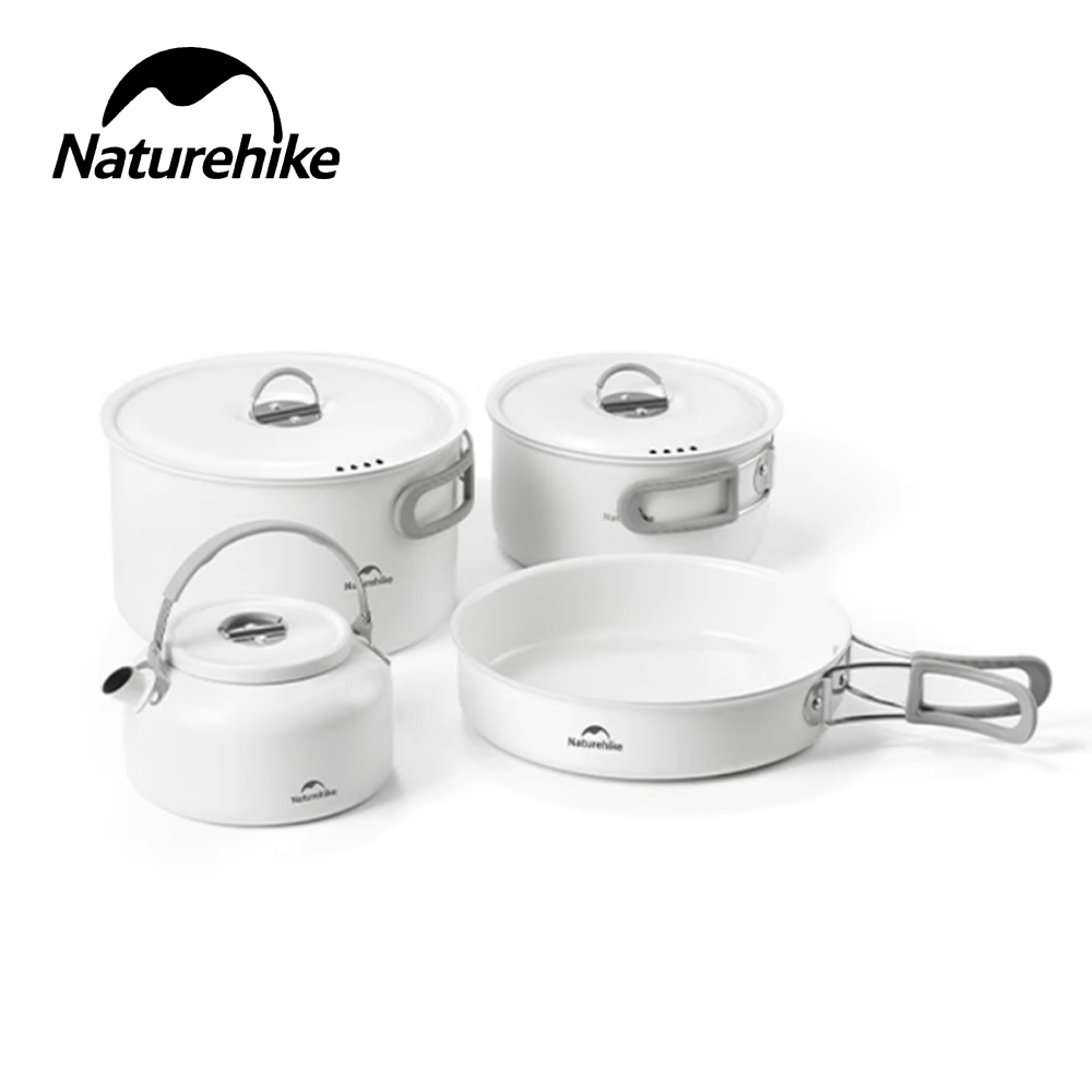 네이처하이크 세라믹 코펠 4종 세트 경량 휴대용 캠핑 취사도구 CNK2450CF013 79,000원