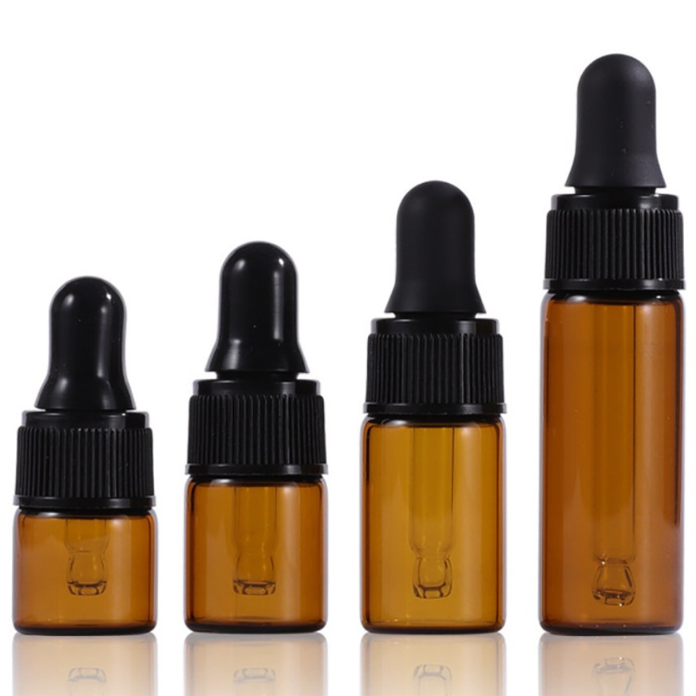 모든유통 갈색 미니 샘플 스포이드 향수 공병 아로마 유리 용기 1ml 2ml 3ml 5ml, 1개, 1ml 350원