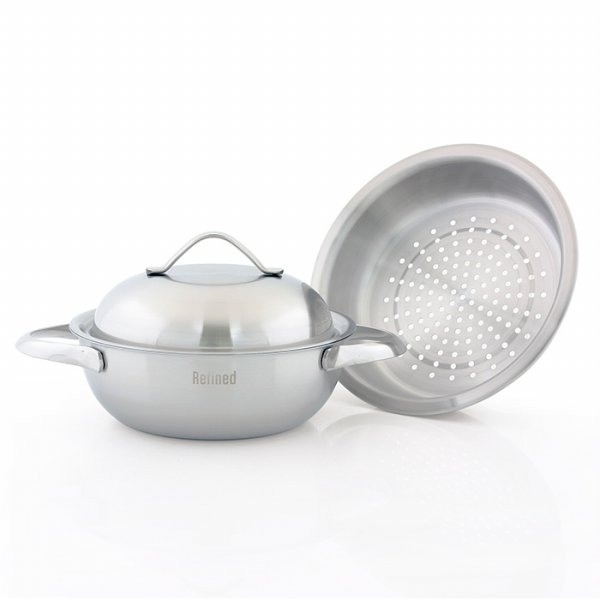 퀸센스 국산 리파인드 가스 IH 인덕션 겸용 스텐 찜냄비 20cm 41,900원