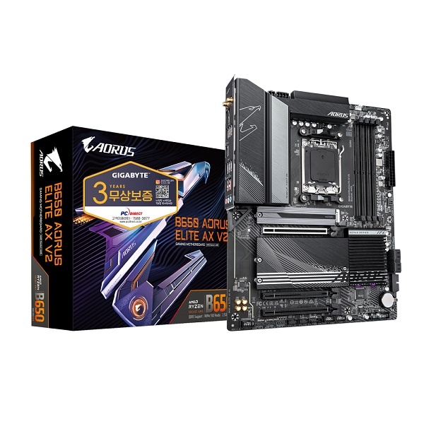 GIGABYTE B650 AORUS ELITE AX V2 피씨디렉트 222,940원