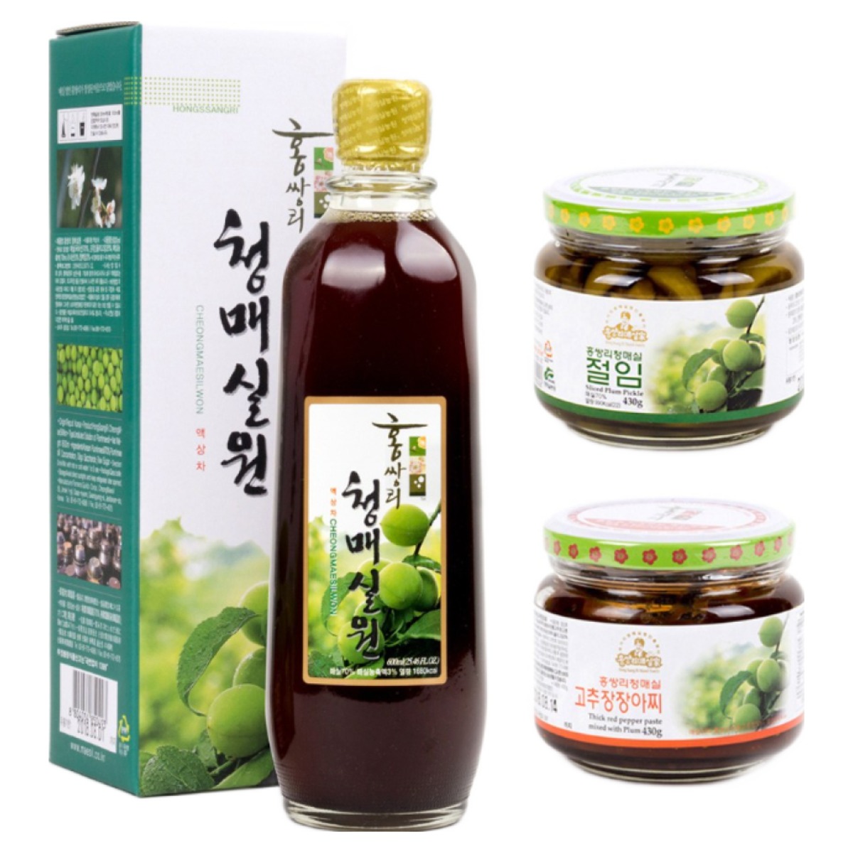 홍쌍리 매실청 600ml+고추장장아찌430g+매실절임430g, 600ml, 1개 56,800원
