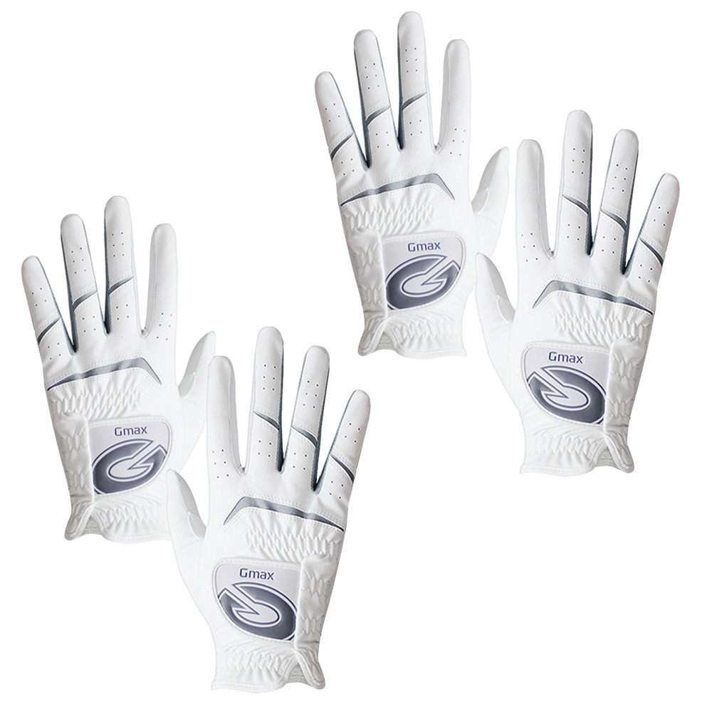 지맥스 KPGA 남성 반양피 골프장갑, 화이트, 2개 24,000원