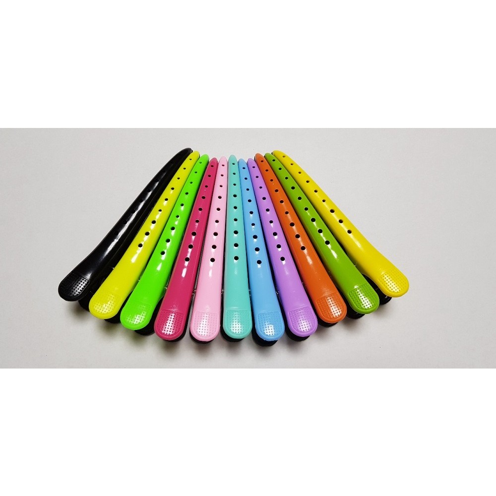 [빗나라]미용실집게핀 헤어핀셋 헤어클립 9종컬러 디자이너 전문가용 4개입, 연두, 4개 20,000원