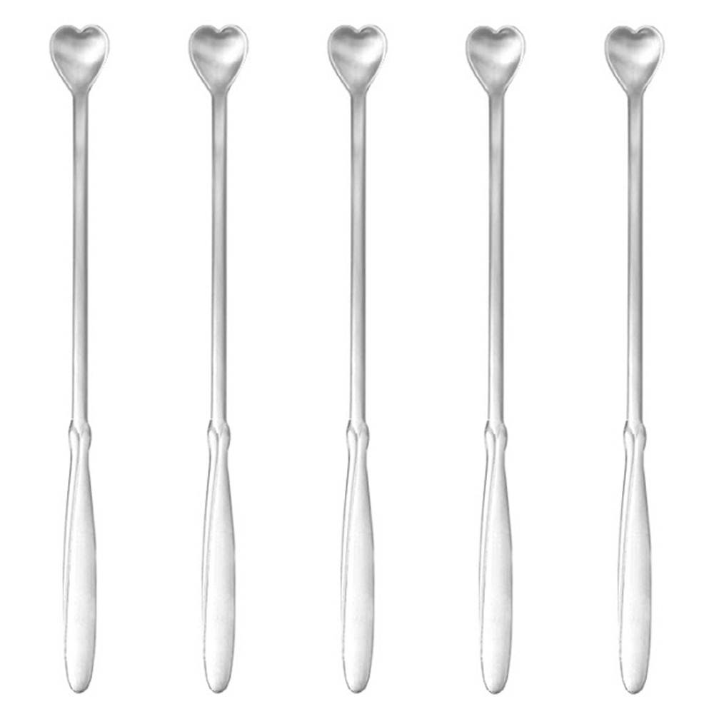 윌리브 304스텐 하트 티스푼 롱, 단일색상, 5개 13,990원