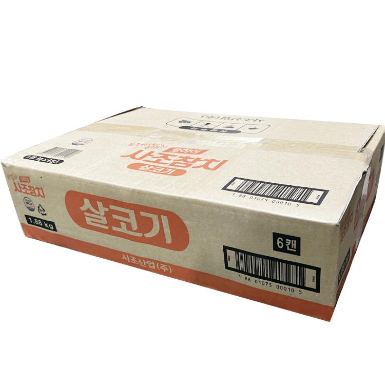 살코기참치 1.88KG사조 BOX(6), 1.88kg, 6개 97,160원