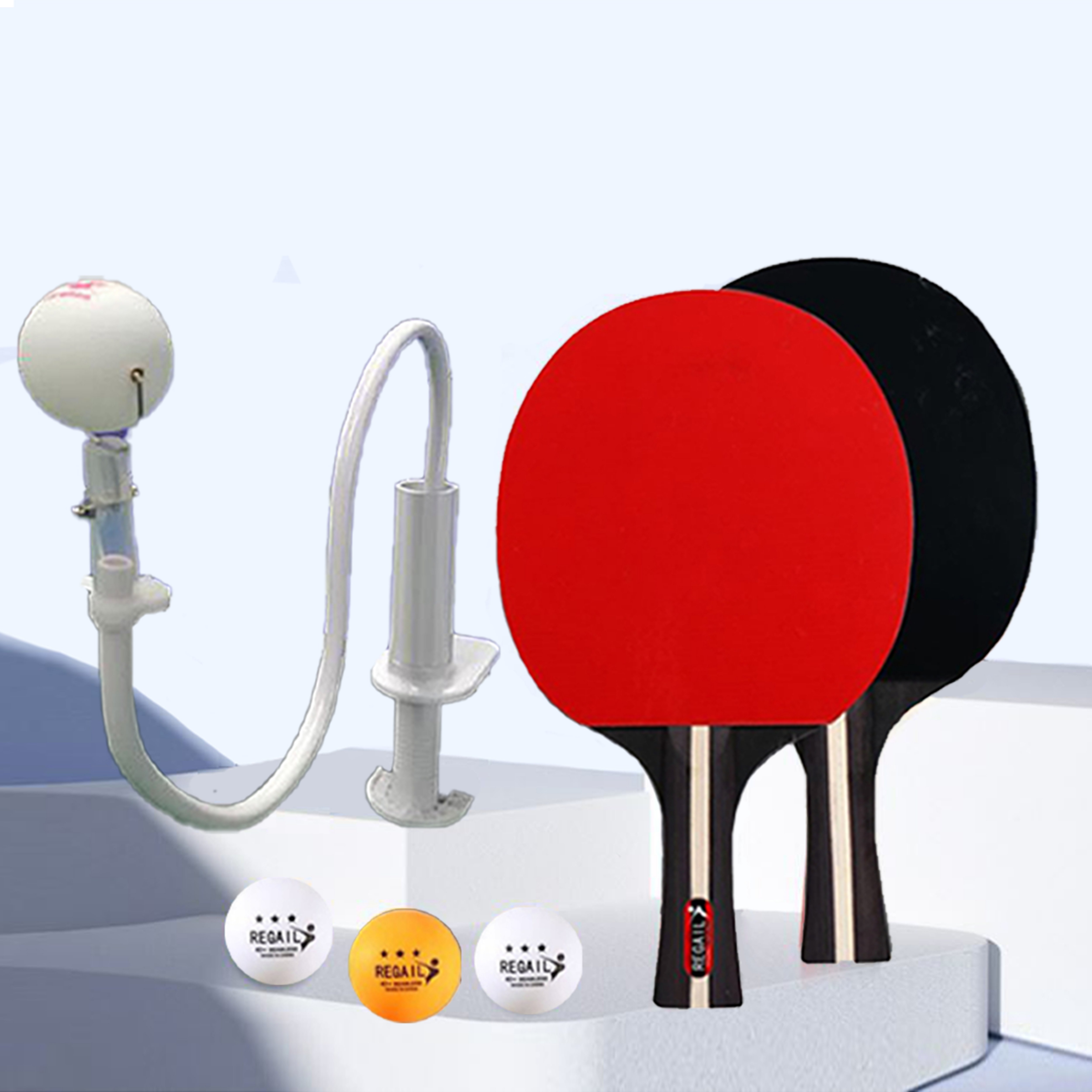 [ 라켓2p+공3p+가방+스윙연습기 ] 탁구라켓 입문자용 쉐이크핸드 혼자하는 스윙연습기 25,800원