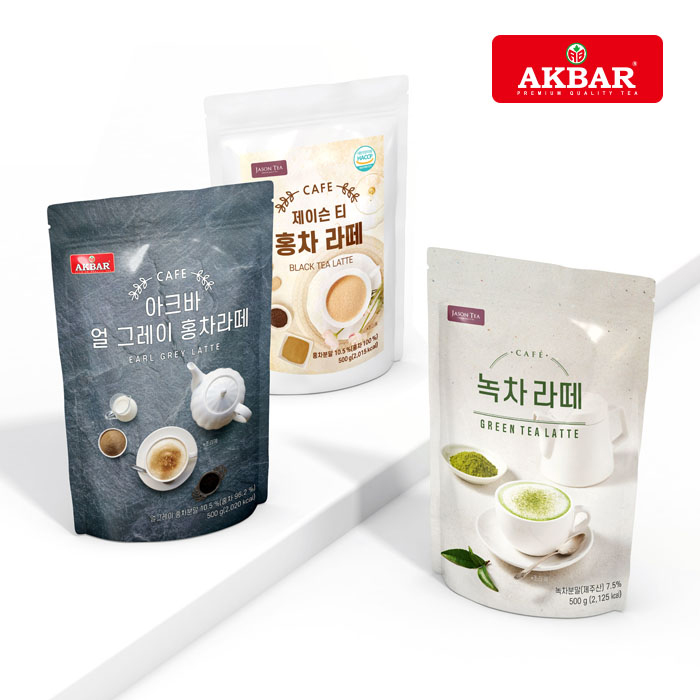 아크바 얼그레이 홍차라떼 제이슨티 홍차라떼 녹차라떼 500g 3종 택1 11,900원