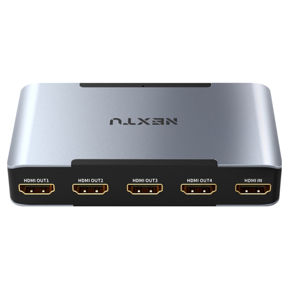 넥스트유 부요아 UHD 8K 60Hz 1:4 HDMI 2.1 EDID 분배기 4포트 아날로그 디지털 광 오디오 8332SP8K60 43,500원