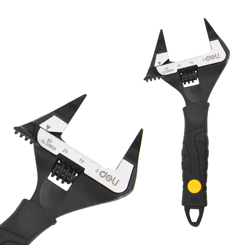 델리툴즈 슬림 블랙 광폭 몽키 스패너 와이드 몽끼 멍키 150mm 15,800원