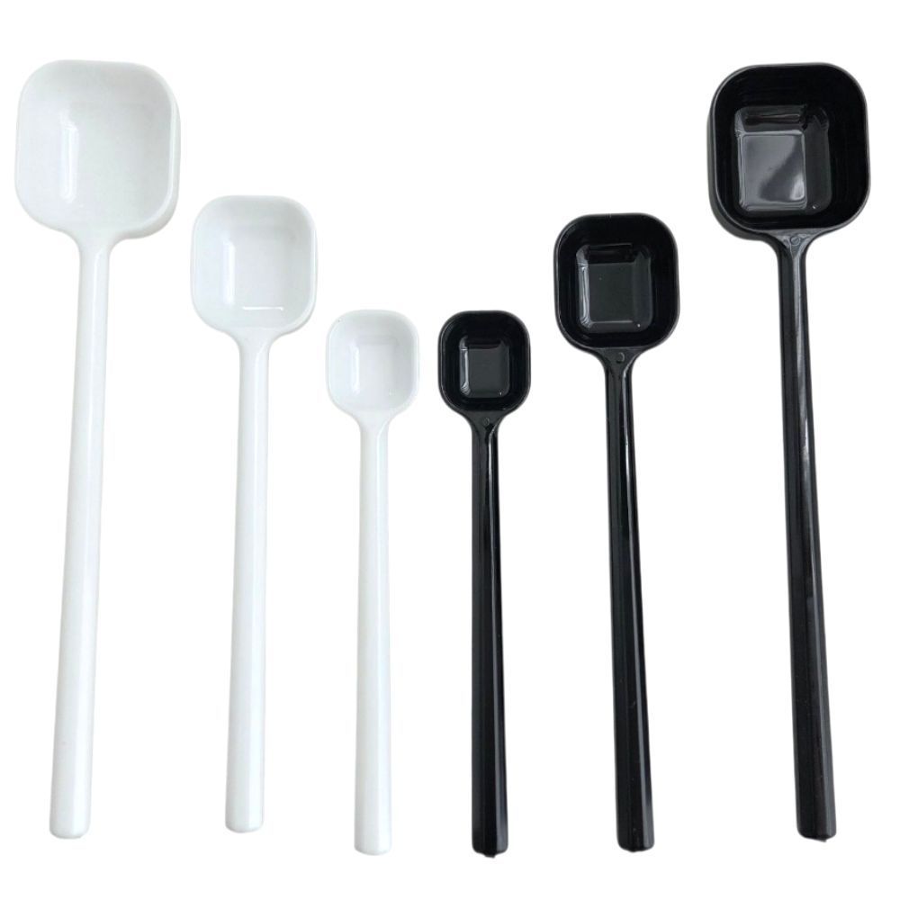 파이브K 네모 다용도 소스 스푼 6P 세트, 1세트, 6개1세트, 화이트,블랙 7,500원
