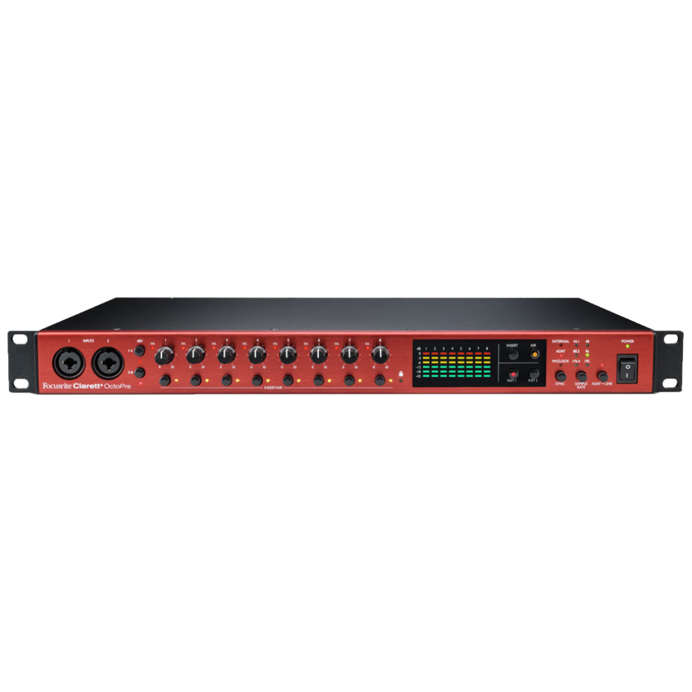 [정식수입품] Focusrite Clarett Octopre 클라렛 옥토프리 8채널 프리앰프 컨버터 오디오 인터페이스 1,190,000원