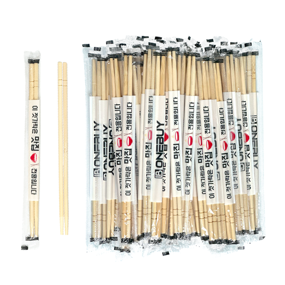 원바이 일회용 젓가락 맛집전용 OPP 1000개 14,900원