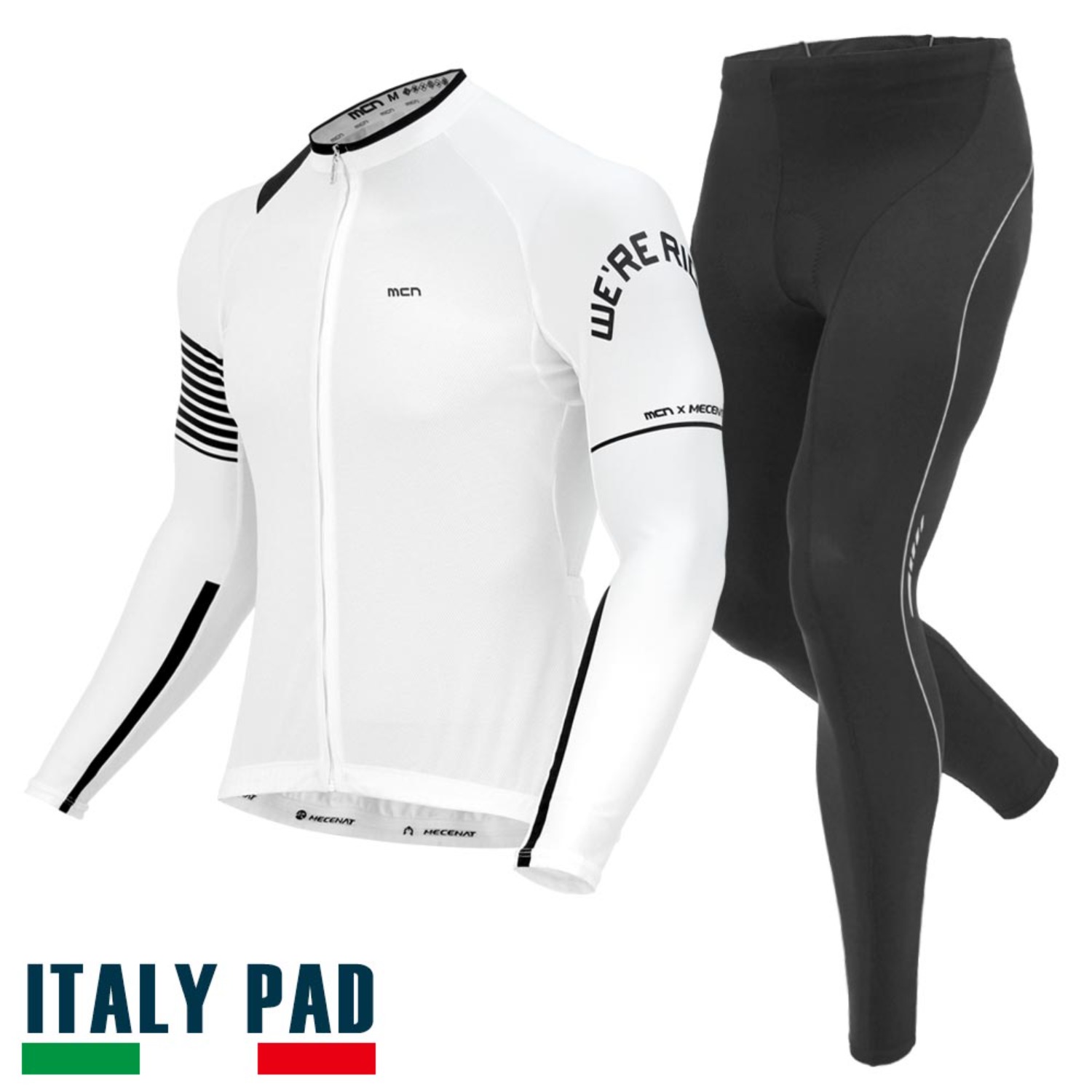 MCN 라이더 자전거 사이클 라이딩 복장 긴팔 의류 상하의 세트 패드 포함 기능성 져지 156,900원