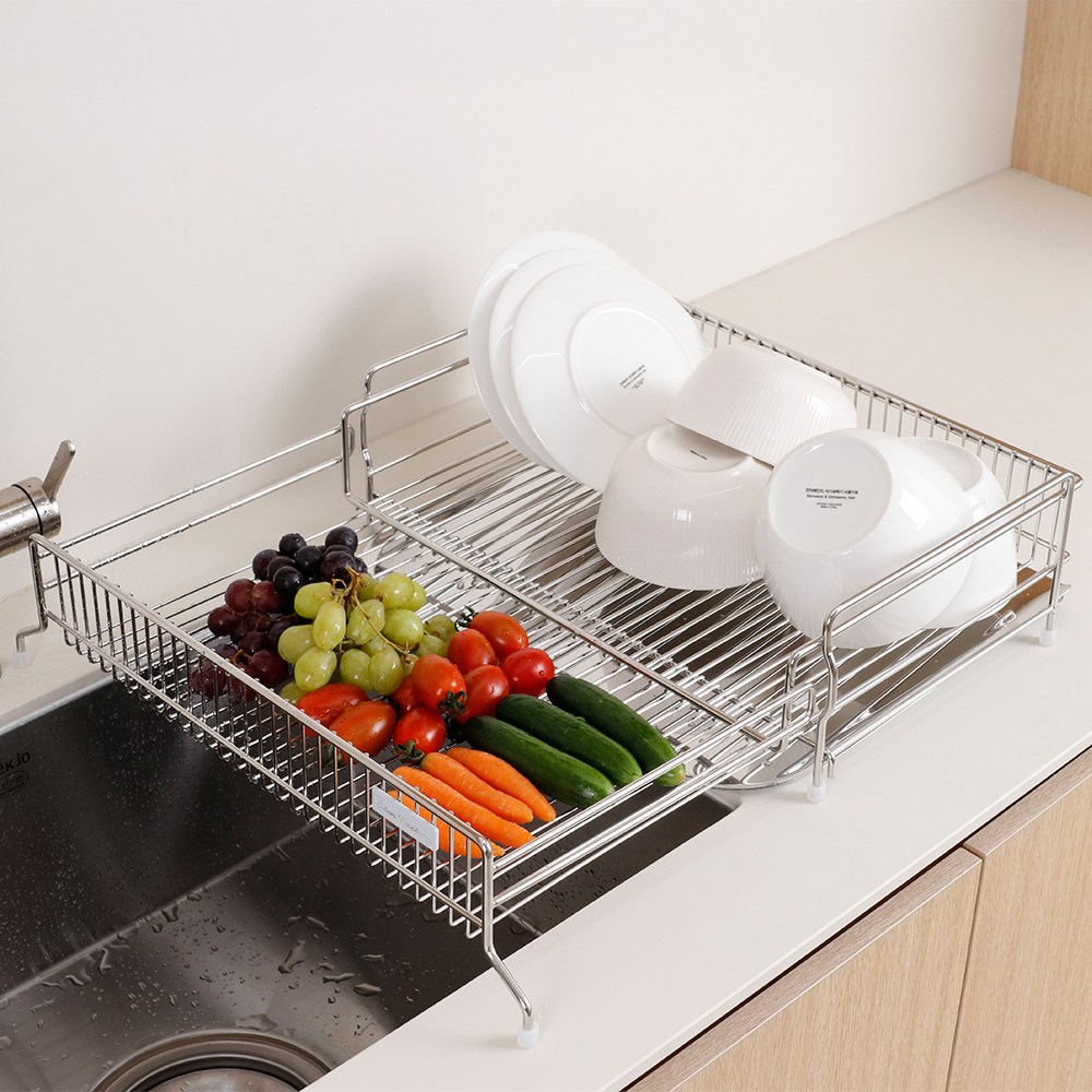 윤쓰공간 공간활용 스텐304 확장형 식기건조대 78,000원