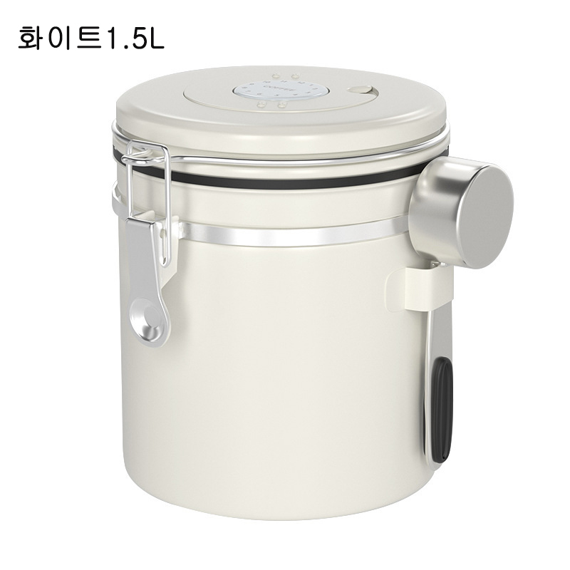 304Stainless steel 원두커피통 스푼부여 음식 보관함 저장함 밀봉통 14,900원