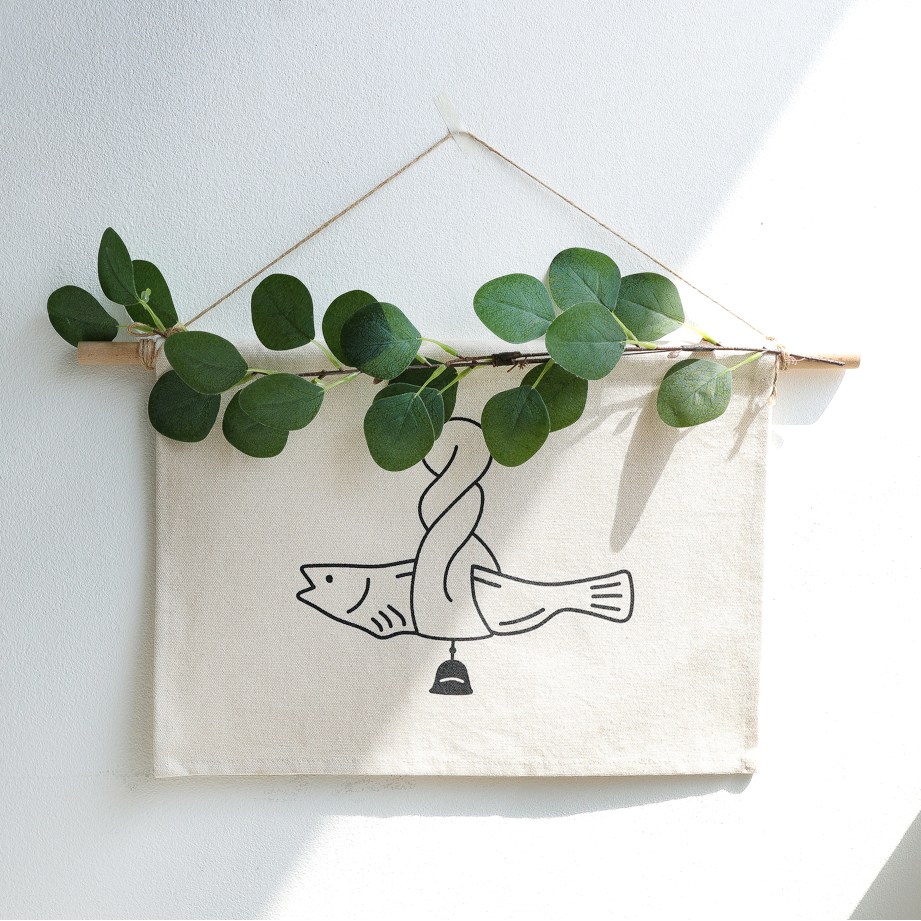 케이트가든 자체제작 액막이 명태 패브릭 배전함 가리개 두꺼비집 커버 감성 벽장식소품 15,760원