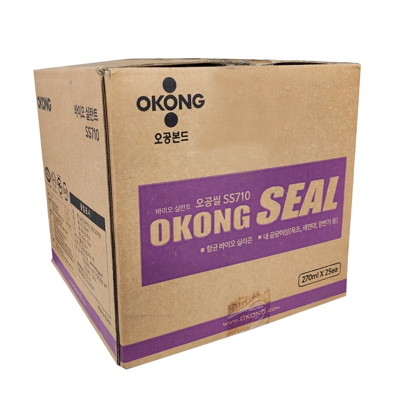 오공 욕실용 주방용 SS710바이오 실리콘 실란트 반투명 270ML, 1박스 68,000원