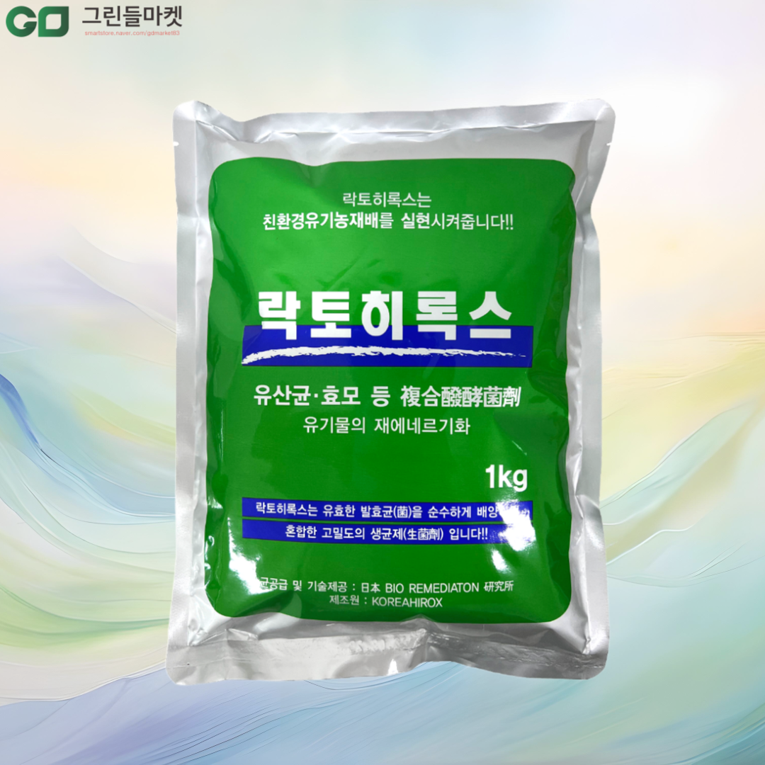 락토히록스 1kg 일본 미생물 뿌리발근 병해예방 발효 부숙제, 1kg, 1개 21,000원
