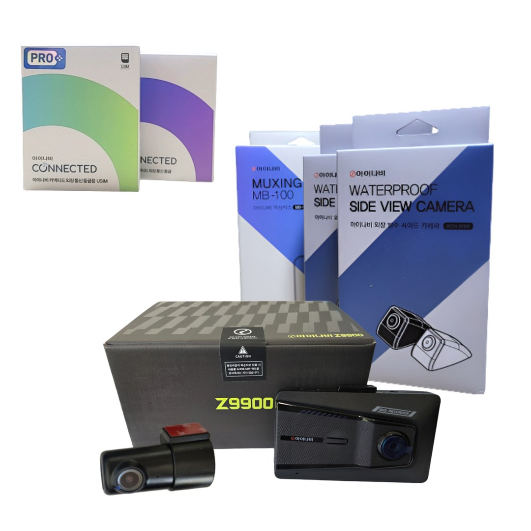 아이나비 Z9900 4채널블랙박스 사이드카메라 크롬+커넥티드 프로플러스패키지 (출장장착 추가가능), 크롬+프로플러스+출장장착, 128GB 570,000원
