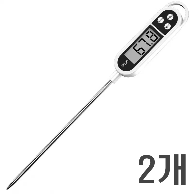 슈페르바 제과제빵용 요리용 튀김용 디지털 탐침온도계 (건전지포함), 2개 8,800원