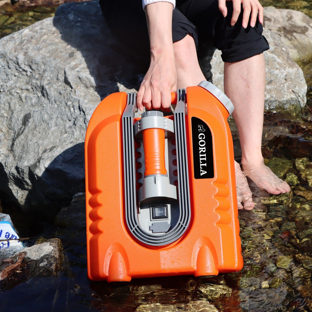 고릴라 휴대용 캠핑 캐리어샤워기 GO12PWB 야외용 차박용 세차용 20L 235,000원