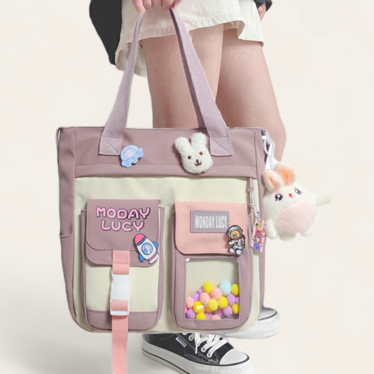 루나피노 먼데이폼폼 여학생 크로스백 메신저백 고등학생 초등 가방 생일선물 26,700원