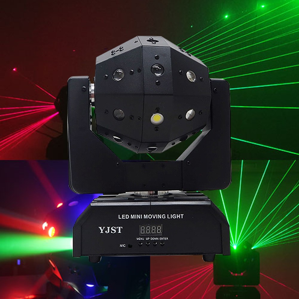 YJST 미니 16구 무빙 레이저 미러볼 싸이키 특수조명 노래방 클럽 파티 행사 바닥조명 천장조명 215,150원