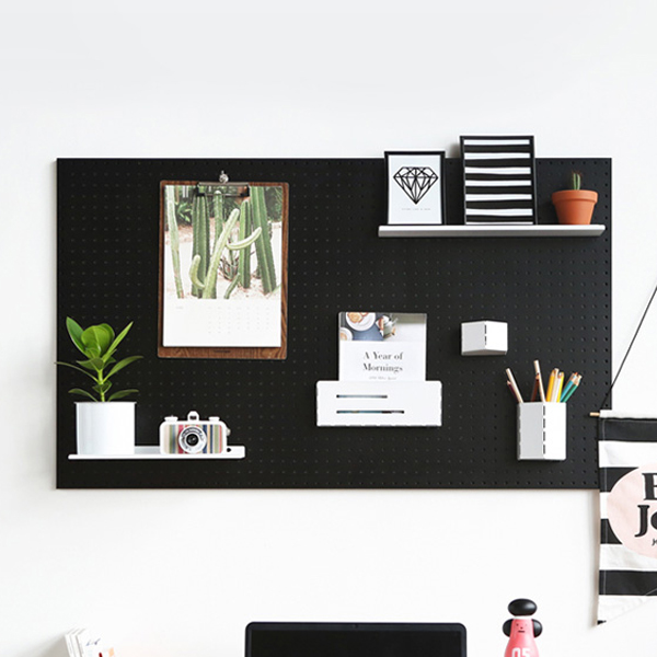 타공판닷컴 원형 타공판 솔리드 500 x 700 mm, 1개, 블랙 33,600원