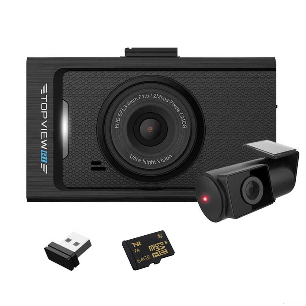 현대TNR 2채널 FHD+HD 초가성비 국내생산 2년 무상AS 차량용 블랙박스 R1 스마트폰 연동 가능 98,000원