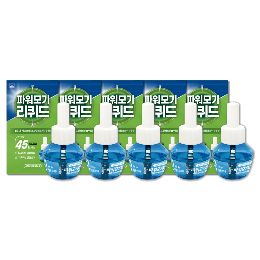 킬파프 모기약 리퀴드 45일 리필액, 5개 25,900원