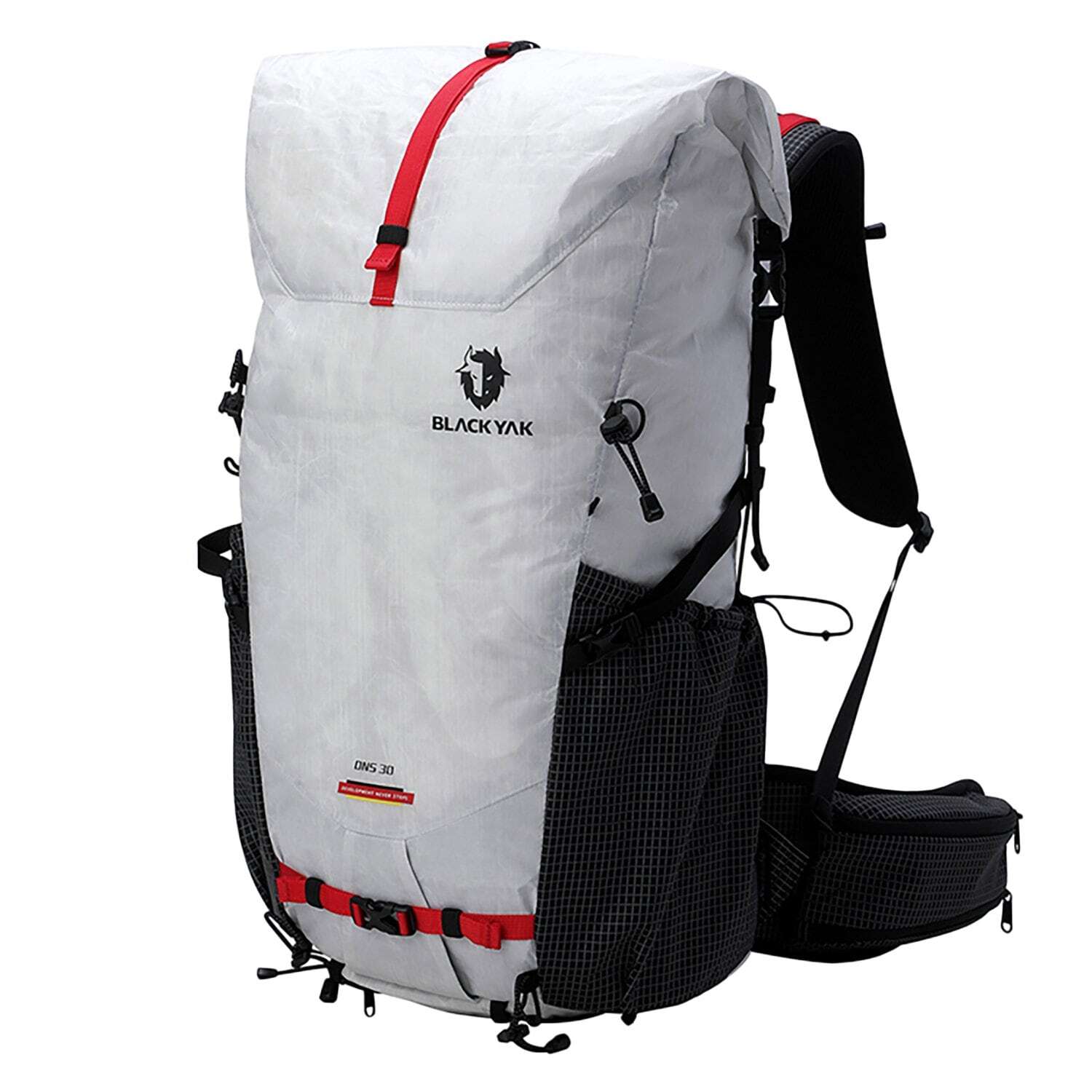 [정품/국내백화점]  블랙야크 25년신상 DNS 남성/여성 공용가방 다이니마 DCF 30리터 롤탑형 배낭 DNSSL30B 2BYKSXU927 등산배낭 경량등산가방 430,340원
