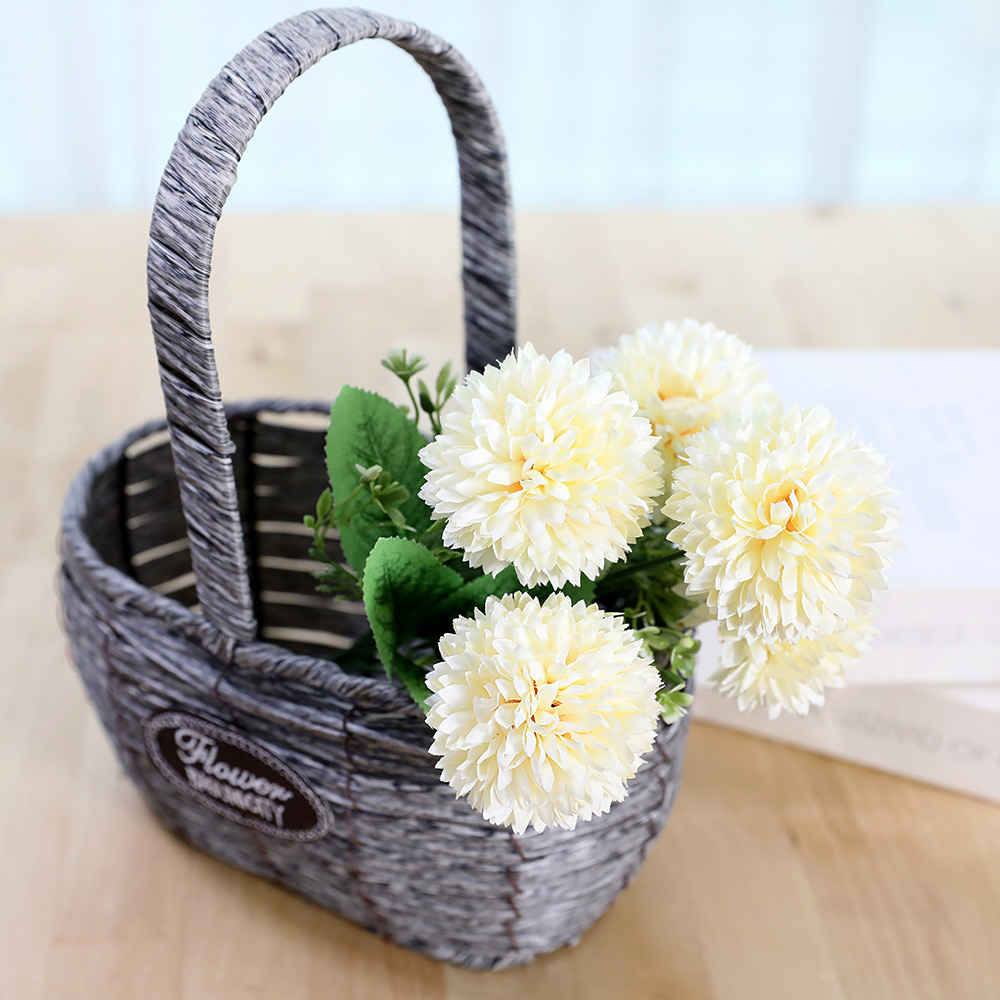 조아트 조화 인테리어 성묘 꽃 미니 부쉬 파스텔알리움 6p, 크림, 6개 19,590원