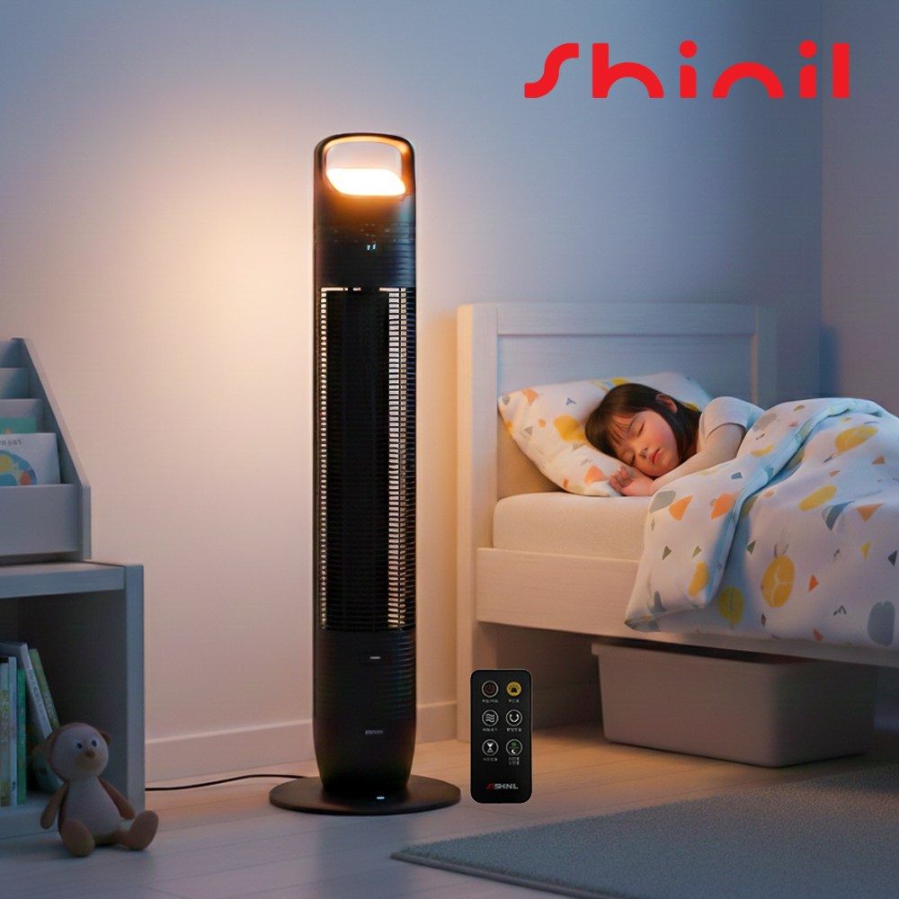 신일 날개없는 타워팬 선풍기 무드등 수면풍 4단풍속조절 (+리모컨포함), 1개, SIF_TJ30RDW 129,000원