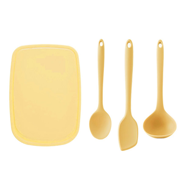 퍼기 실리콘 조리도구 4종SET 멀티스푼+스파츌라(소)+도마+국자 36,900원