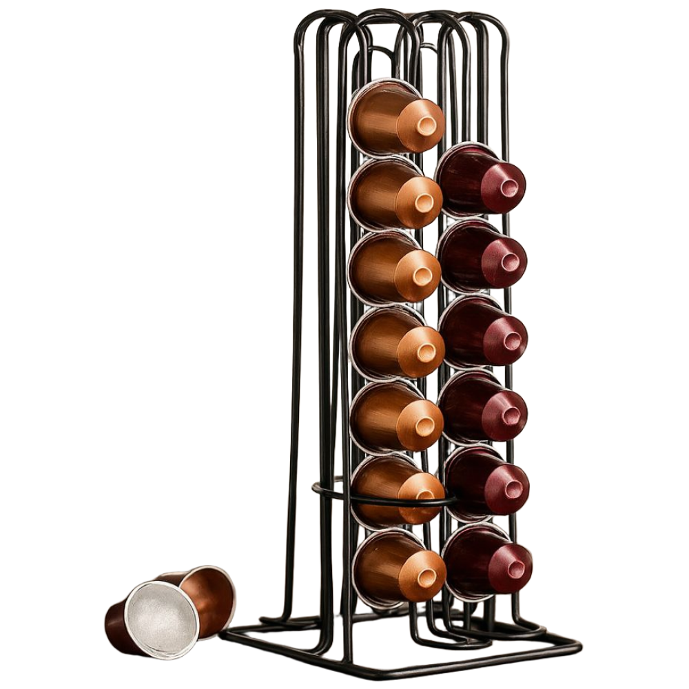 SOO.t 철제 블랙 커피캡슐보관함, 1개, 검정 13,900원